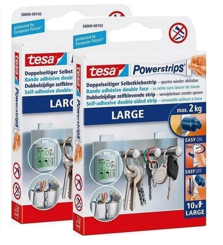 Tesa powerstrips large - 2, x