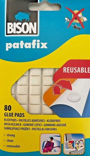 80x bison klebepads patafix - bison,