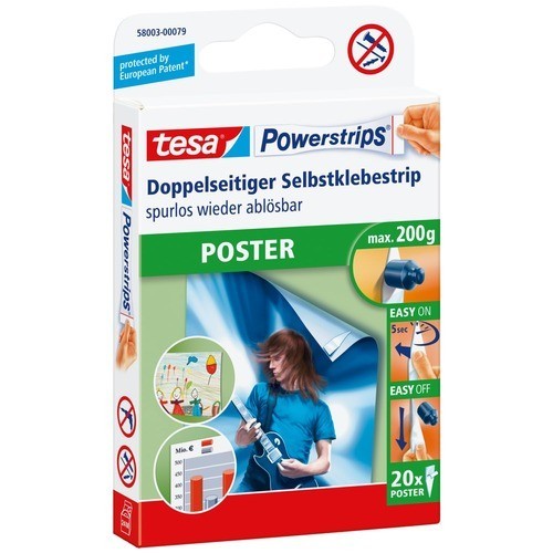 Tesa powerstrips poster - ®,