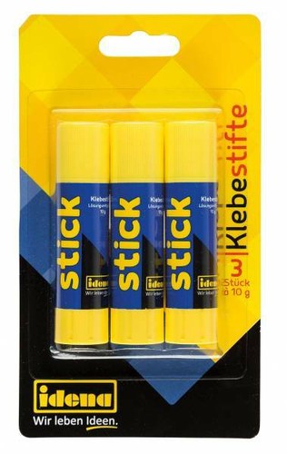 Idena 10g klebstift - 3x,